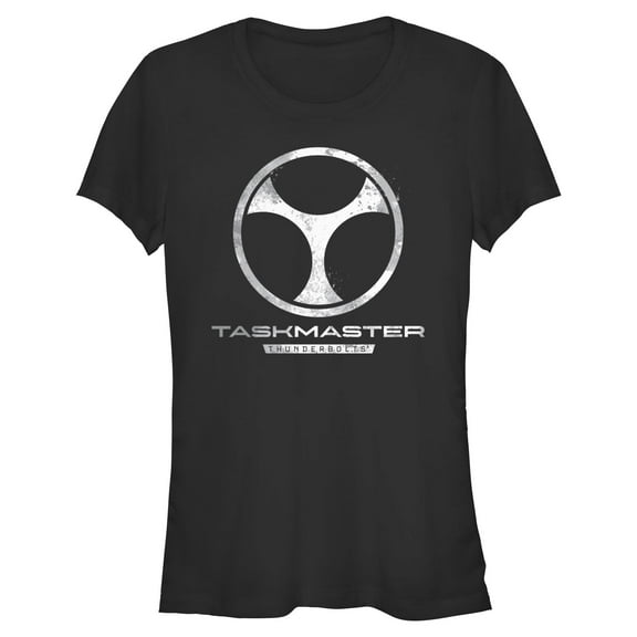 Juniors Marvel: Thunderbolts Taskmaster Logo T Shirt