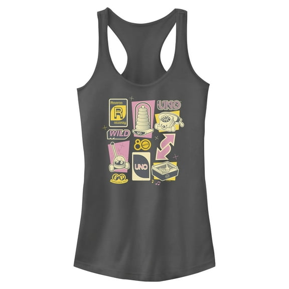 Juniors Mattel Wild Games Classic Icons Racerback Tank
