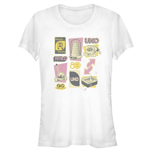 Juniors Mattel Wild Games Classic Icons T Shirt