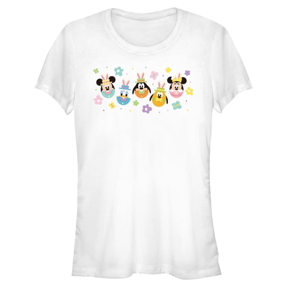 Juniors Mickey & Friends Egg Friends Easter T Shirt