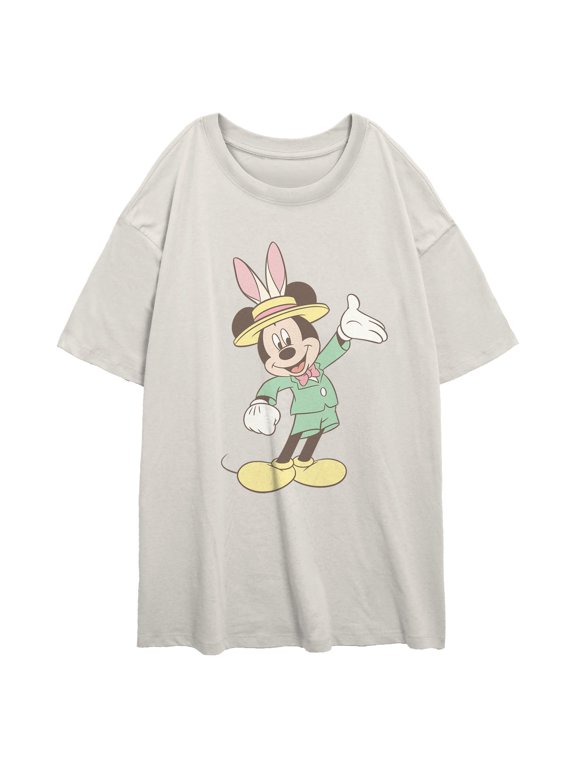 Juniors Mickey & Friends Happy Easter Happy Suit T Shirt