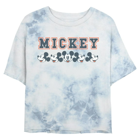 Juniors Mickey & Friends Happy Face Row T Shirt