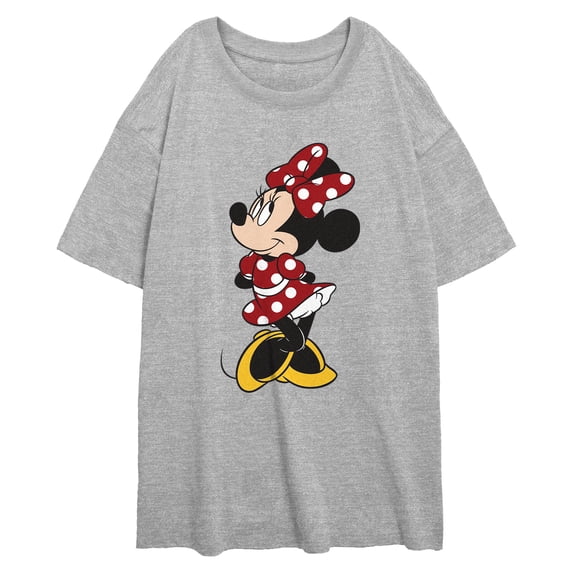 Juniors Mickey & Friends Polka Dot Minnie Pose T Shirt