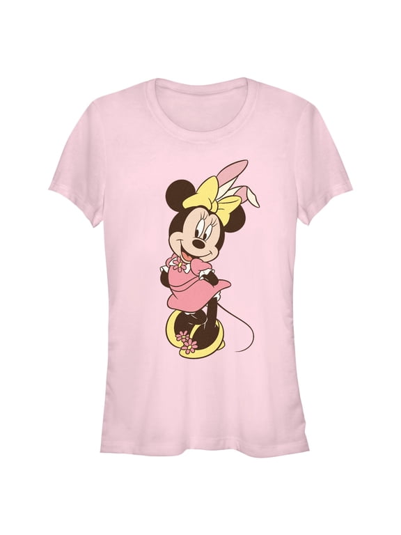 Juniors Minnie Mouse Bunny Easter Minnie T Shirt