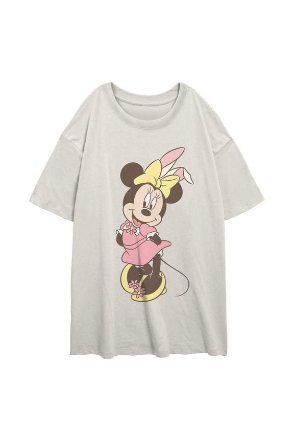 Juniors Minnie Mouse Bunny Easter Minnie T Shirt