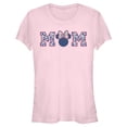 thumbnail image 1 of Juniors Minnie Mouse Flower Bow Icon Mom Shape T Shirt, 1 of 5
