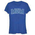 thumbnail image 1 of Juniors Minnie Mouse Mom Collegiate Flower Pattern T Shirt, 1 of 5