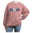 thumbnail image 1 of Juniors Minnie Mouse Soccer Mom Bow Logo Sweatshirt, 1 of 3