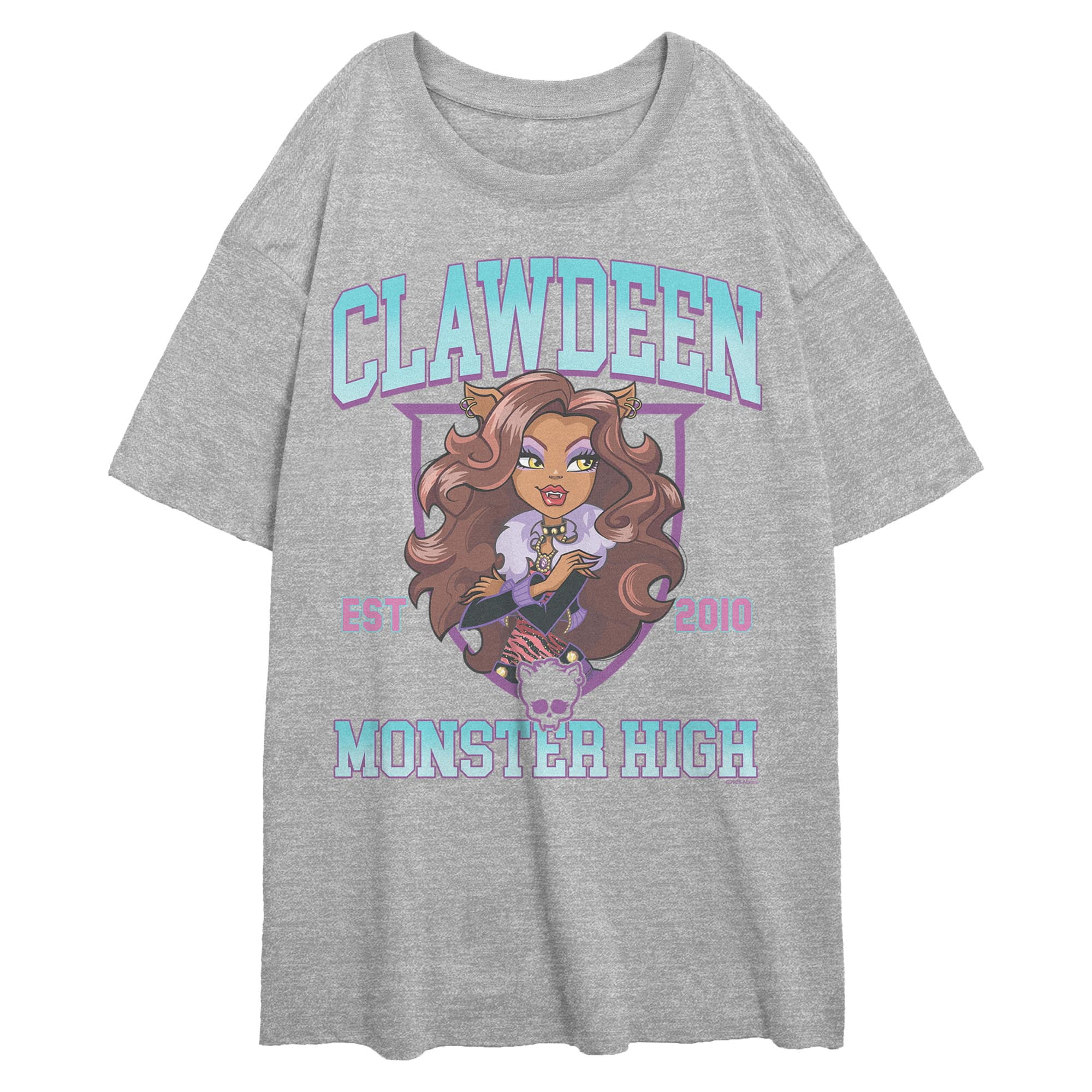 Juniors Monster High Clawdeen Est 2010 T Shirt