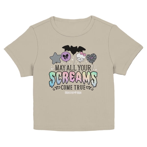 Juniors Monster High May All Your Screams Come True T Shirt