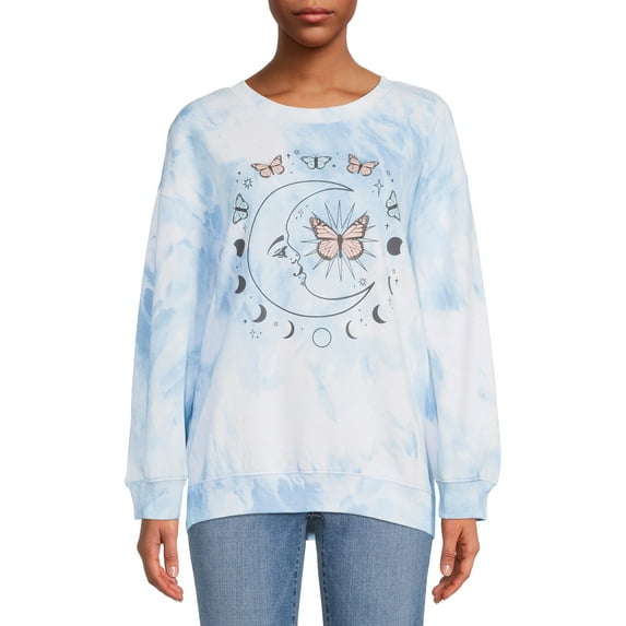 Juniors’ Moon Celestial Graphic Sweatshirt