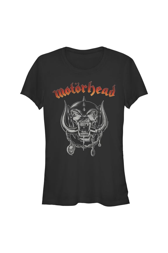 Juniors Motorhead Snaggletooth Logo T Shirt