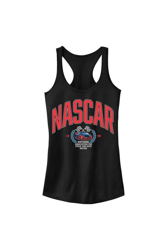 Juniors NASCAR Laurel Wreath 1948 Classic Logo Racerback Tank