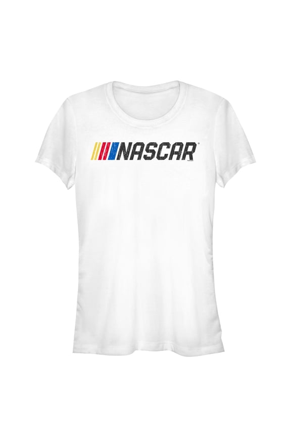 Juniors NASCAR Official Racing Logo Distressed T Shirt