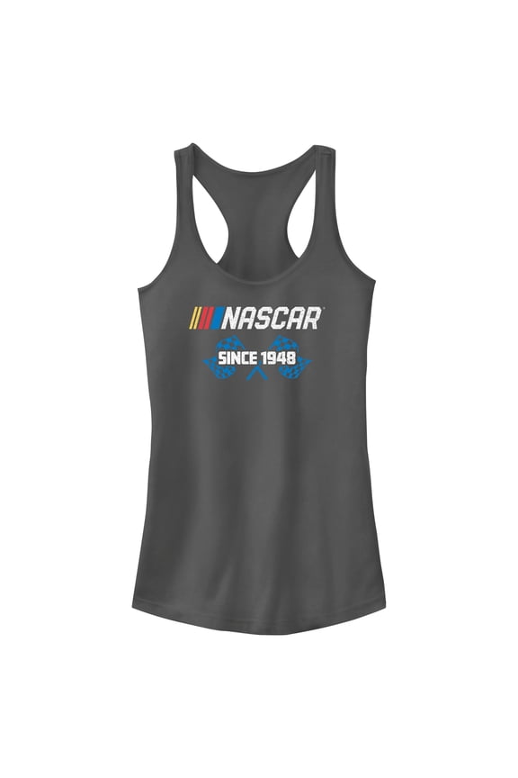 Juniors NASCAR Racing Flags Since 1948 Racerback Tank
