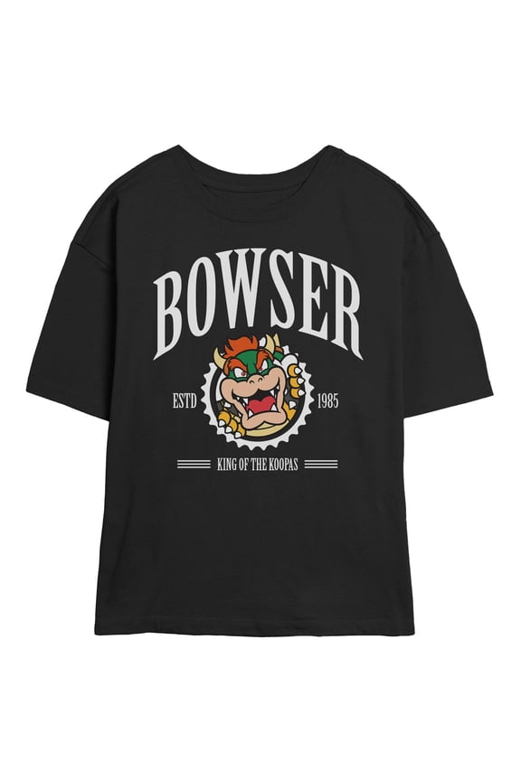 Juniors Nintendo Bowser King of the Koopas 1985 T Shirt