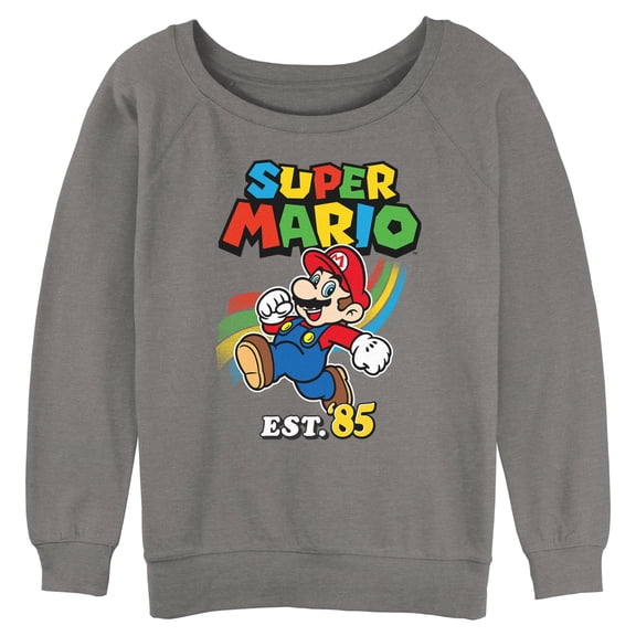 Juniors Nintendo Established in 1985 Sweatshirt
