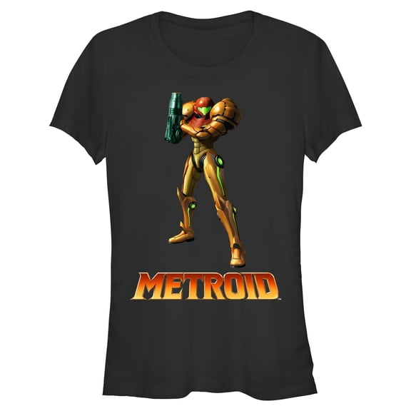 Juniors Nintendo Prime Samus Aran Full Shot T Shirt