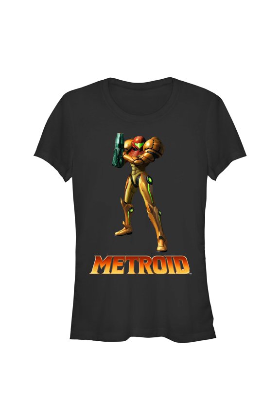 Juniors Nintendo Prime Samus Aran Full Shot T Shirt