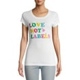 thumbnail image 1 of Juniors' No Labels Short Sleeve T-Shirt, 1 of 6