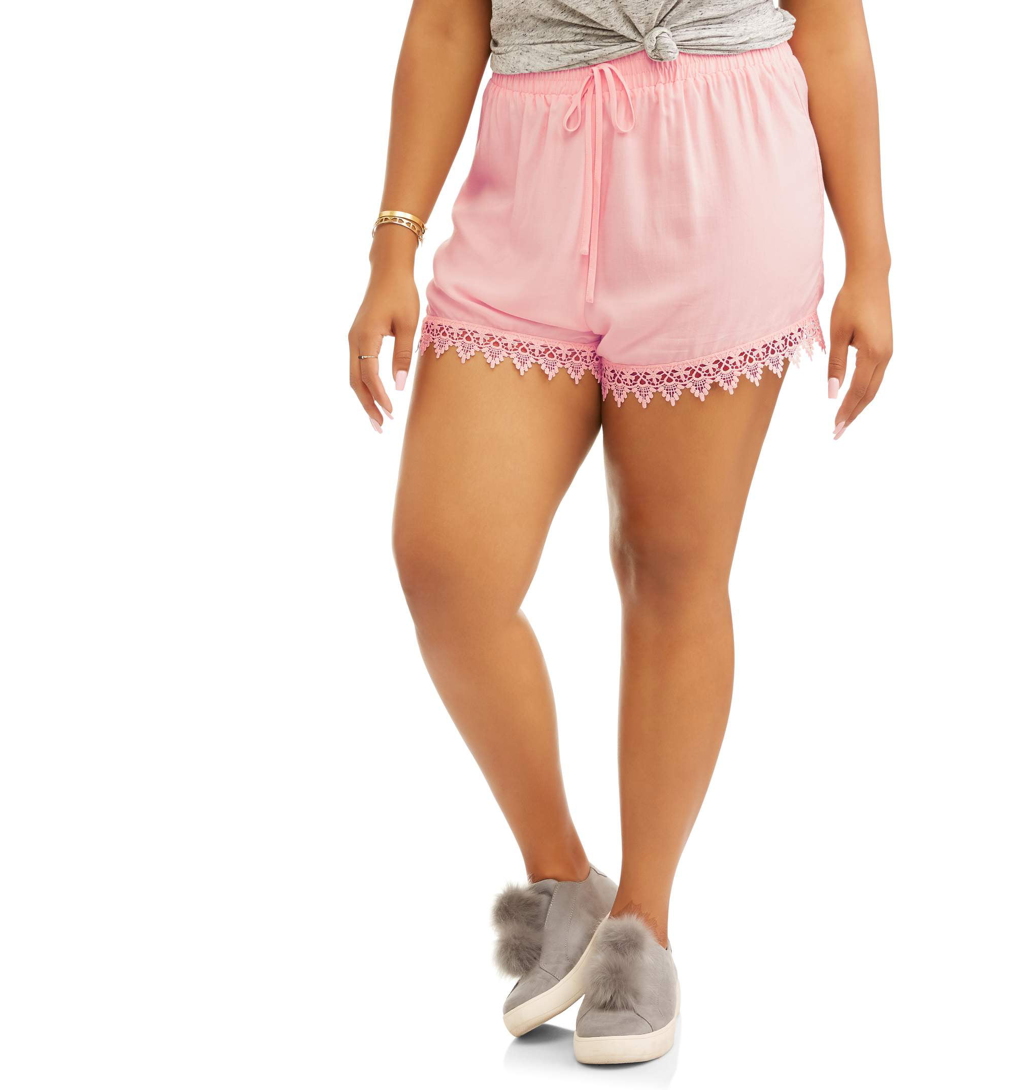 Ambiance Junior's Plus Shorts With Croch 