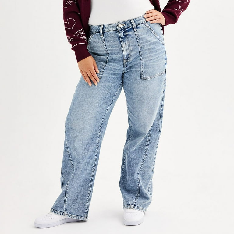 Wide leg jeans size 18 online
