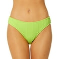 thumbnail image 1 of Salt + Cove Juniors' Popcorn-Rib Hipster Bikini Bottoms Lime L, 1 of 1
