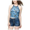 thumbnail image 1 of Juniors Printed Crop Halter 404 Xs - Juniors, 1 of 1