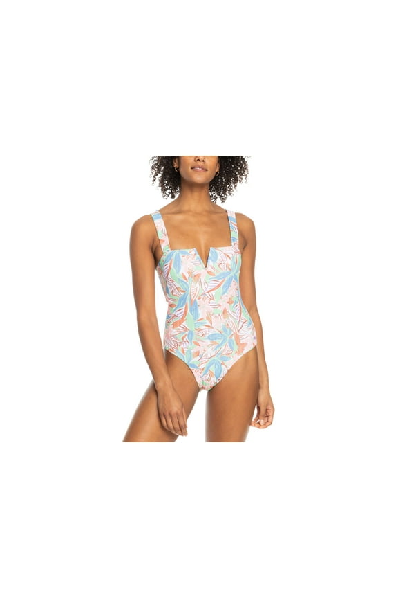 Juniors' Ribbed Roxy Love One-Piece Swimsuit Sprucetone S