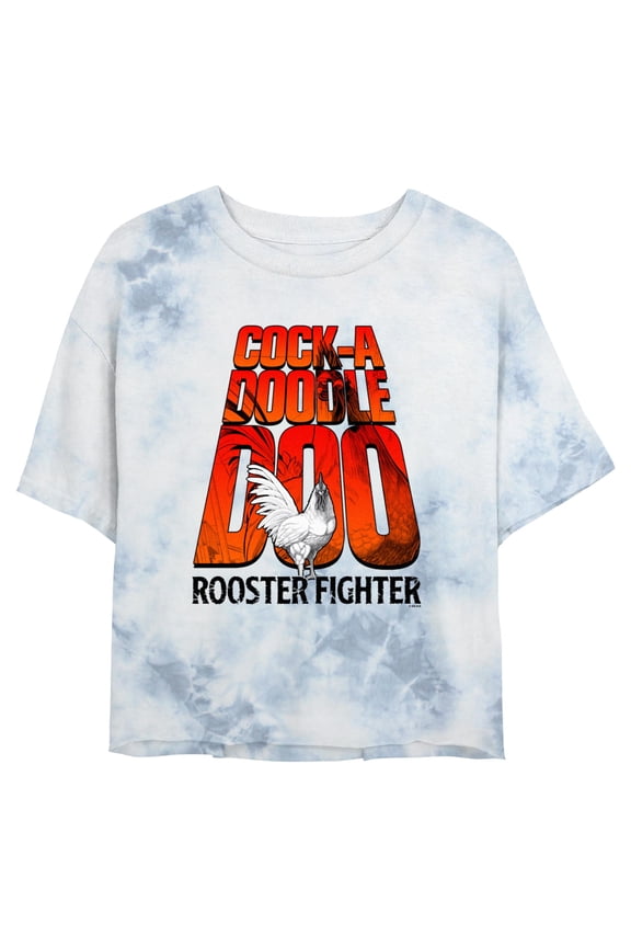 Juniors Rooster Fighter Bird Doodle Doo T Shirt