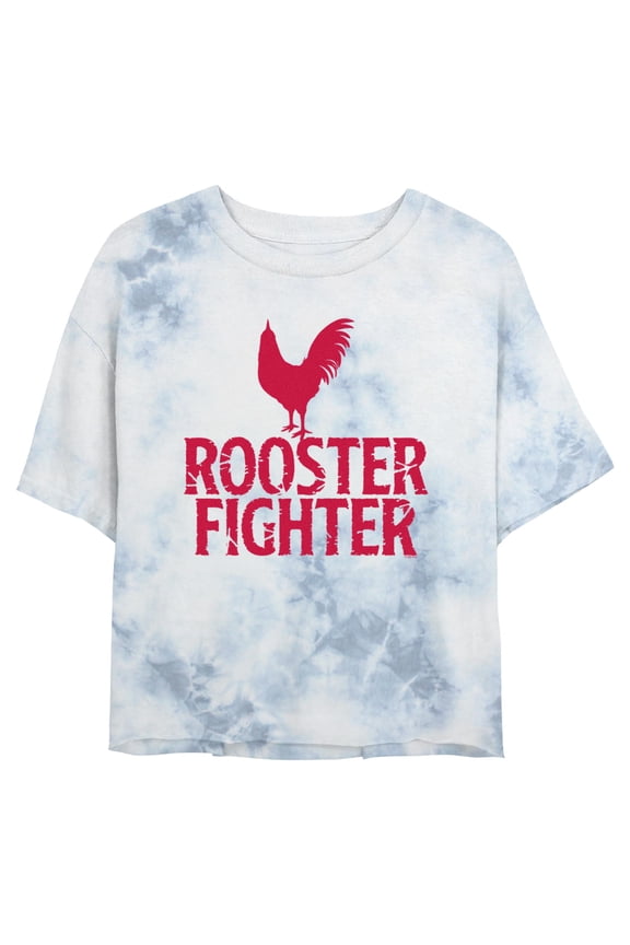 Juniors Rooster Fighter Classic Bird Logo T Shirt