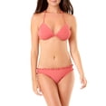 thumbnail image 1 of Juniors' Rouched Triangle Bikini Top, 1 of 6