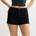 thumbnail image 1 of Juniors' SO® High-Rise Shortie Shorts Color: Black Size: 13, 1 of 4