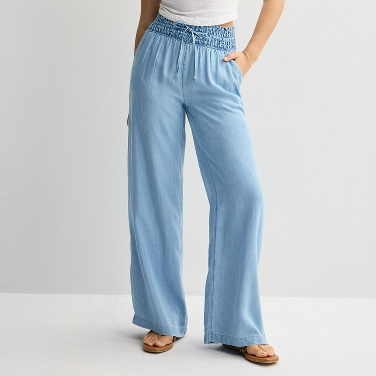 パンツ 4 Colors Chambray Wool Baggy Wide Pants 4 Colors Chambray Wool Baggy Wide Pants