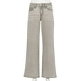thumbnail image 1 of Juniors' SO® Low Rise Baggy Jeans Color: Light Gray Size: 0, 1 of 4
