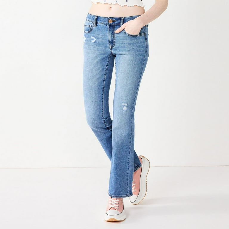Light colored bootcut jeans 2025