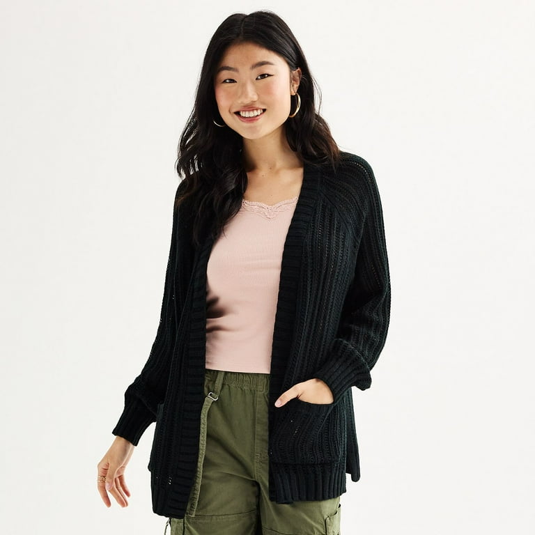 Juniors black cardigan online