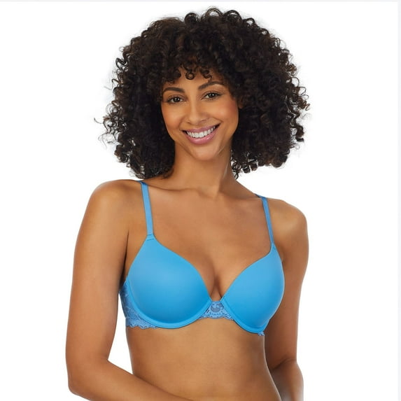 Juniors' SO® Soft Lift Convertible T-Shirt Bra ZG61B200Z Color: Azure Blue Size: 34 A
