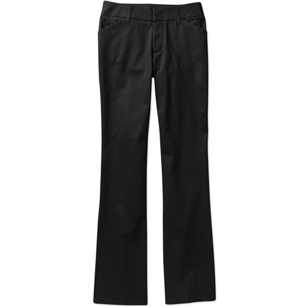 Juniors' School Uniform Curvy Bootcut Pants