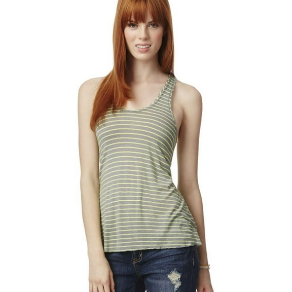 Juniors Sheer Striped Tank Top