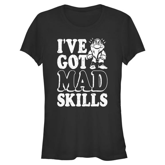 Juniors Snow White and the Seven Dwarfs Grumpy Mad Skills T Shirt