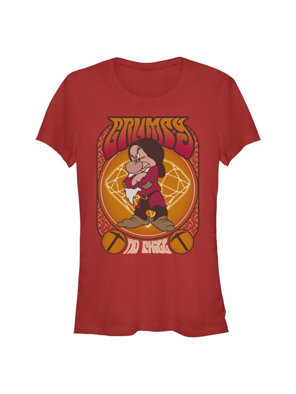Juniors Snow White and the Seven Dwarfs Grumpy No Chill T Shirt