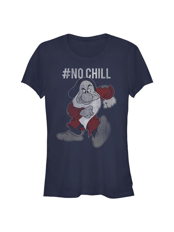 Juniors Snow White and the Seven Dwarfs Grumpy #NoChill T Shirt