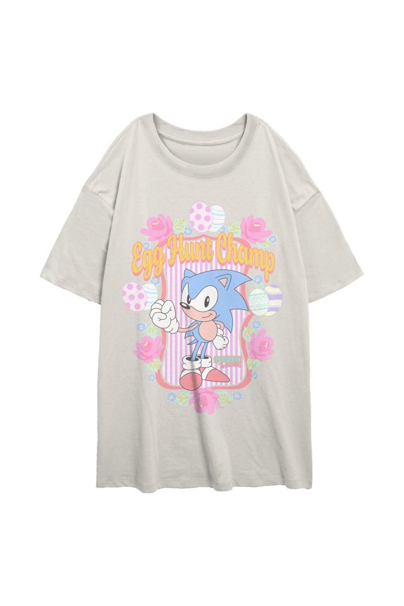 Juniors Sonic the Hedgehog Egg Hunt Champ Sonic T Shirt