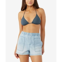 Vanilla Star Women's Jr Utility Denim Jean Shorts - Stretch