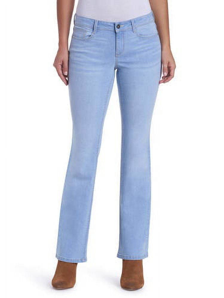 Juniors' Sophia Slim Bootcut Jeans - Walmart.com