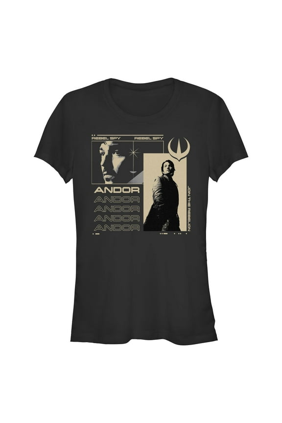 Juniors Star Wars: Andor Cassian Rebel Spy T Shirt