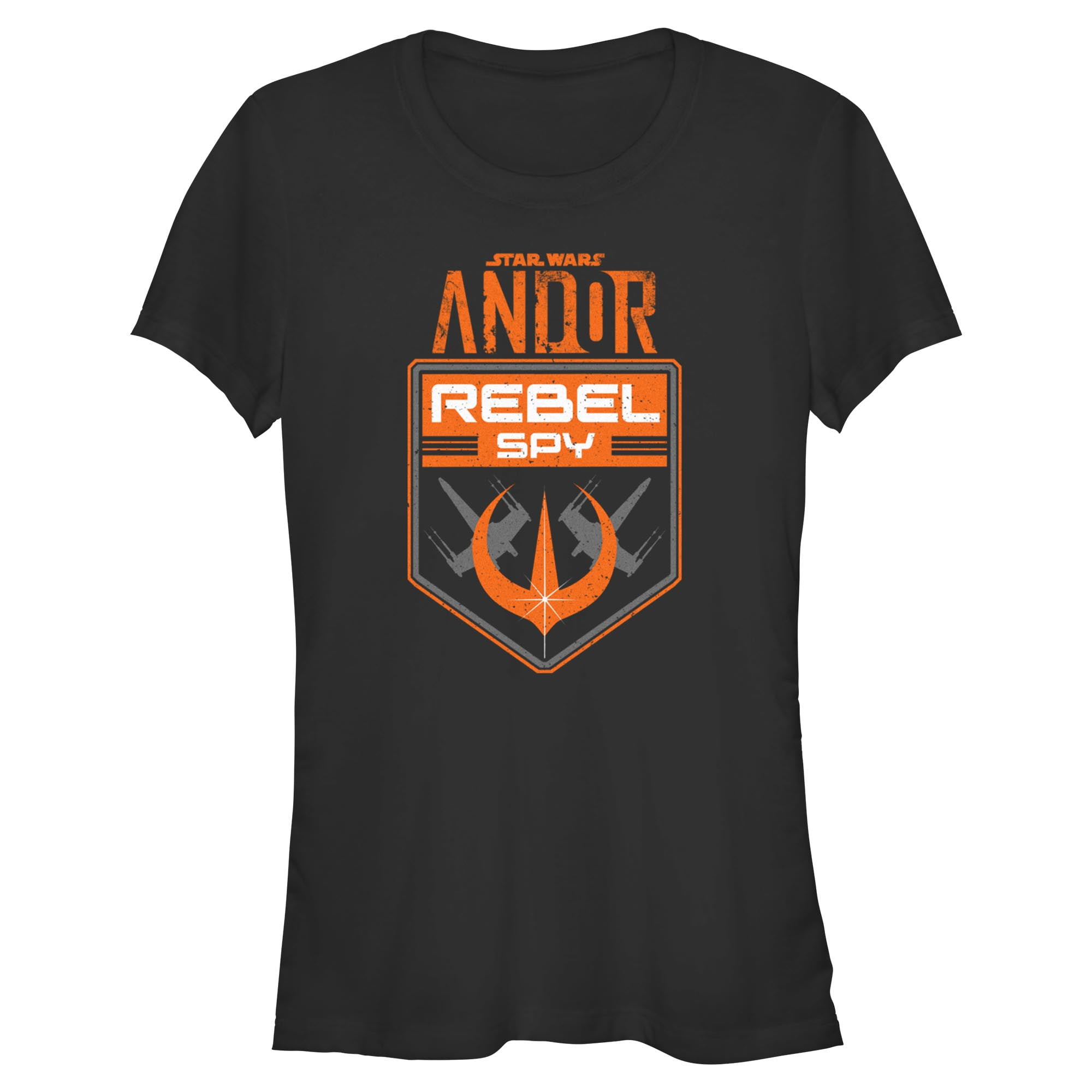 Juniors Star Wars: Andor Rebel Spy Badge T Shirt - Walmart.com