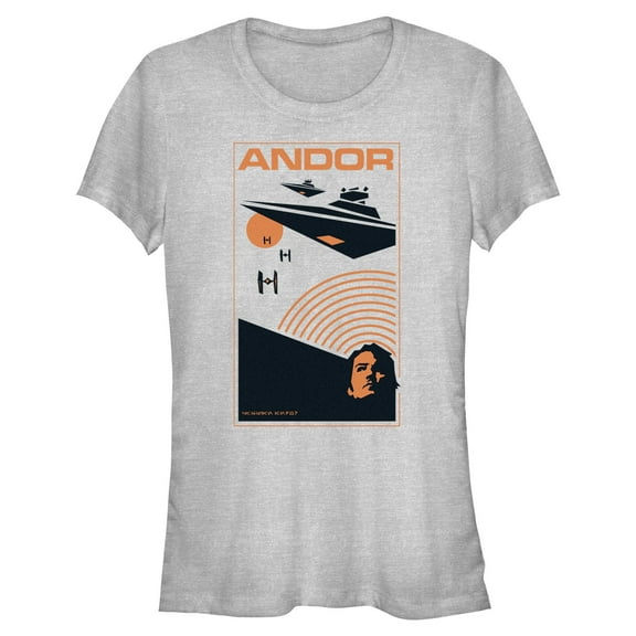 Juniors Star Wars: Andor Space Poster T Shirt