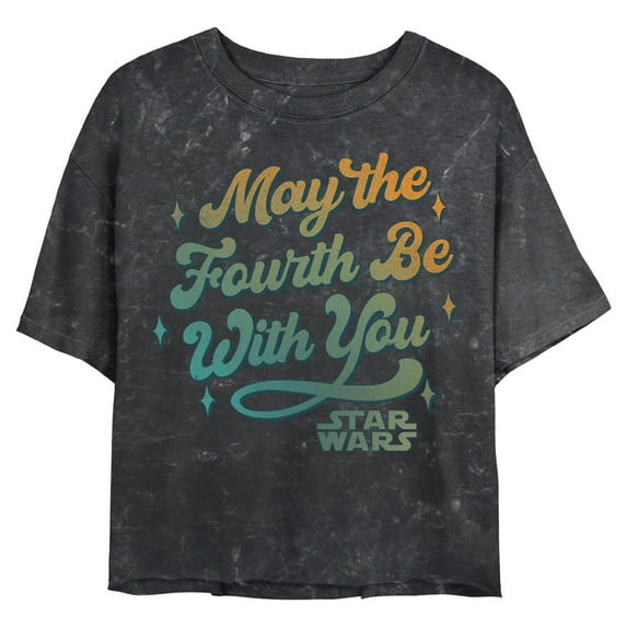 Juniors Star Wars Celebrate The Fourth Retro T Shirt